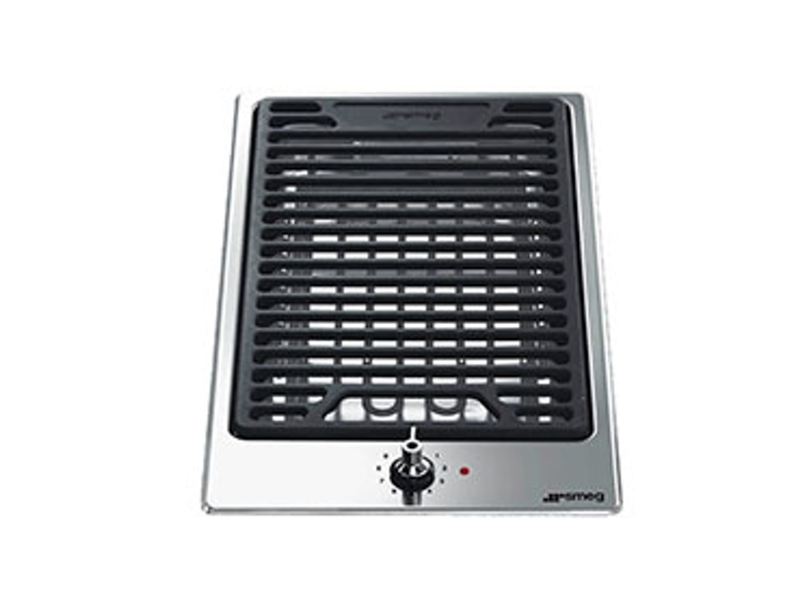 Placa Grelhador SMEG PGF30B (Elétrica 31 cm Inox) Worten.pt