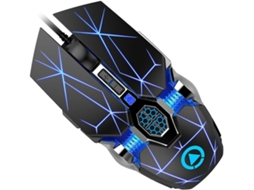 Mouse Para Jogos Com Botões Programáveis, Material Abs Resistente Ao Desgaste, Com Fio.