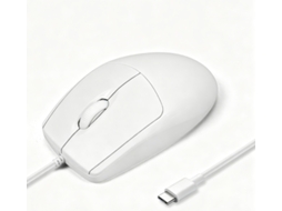 Rato Com Fio Usb Tipo-c, Plug And Play, Compatível Com Computadores, Tablets E Telemóveis