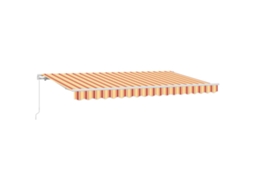 Conjunto 1 Toldo Retrátil Vidaxl Amarelo Tecido (400 X 200 Cm)
