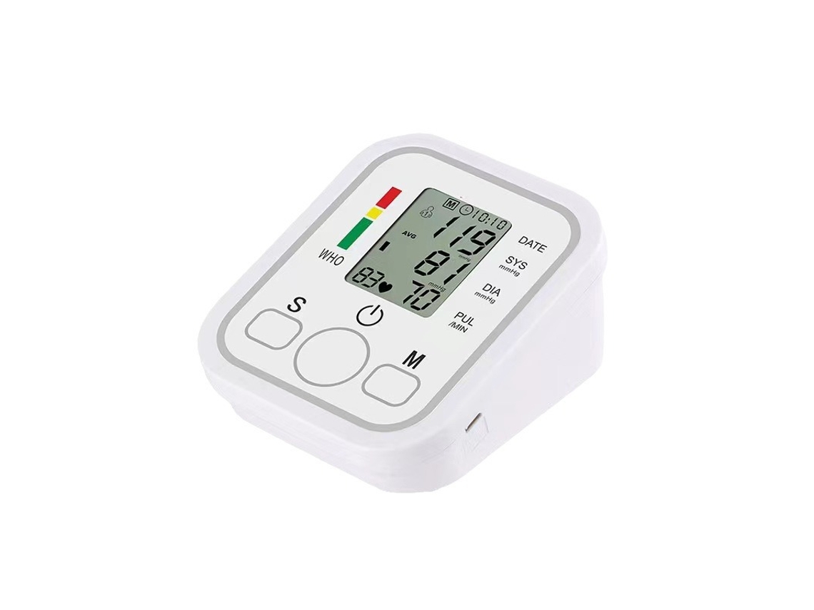 Monitor De Pressão Arterial De Braço Automático Branco