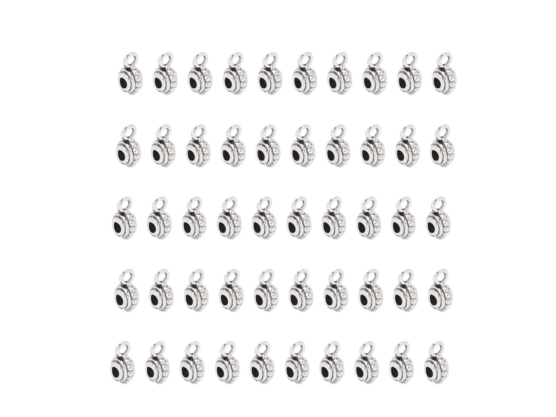 2026 50 Perlas para Trenzas de Cabello em Forma de Lanterna para Dreadlocks, Feitas de Liga, para Barba e Diy