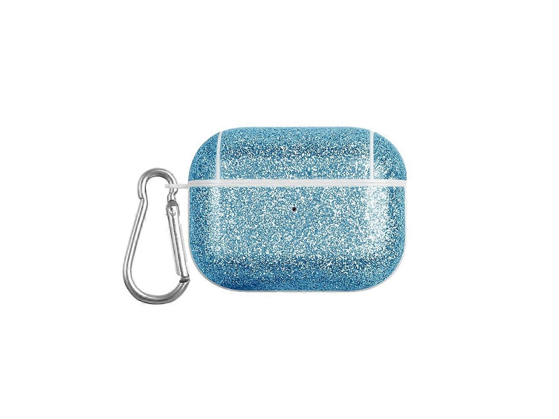 Camada para fone de ouvido Tws em policarbonato com textura Pele e Glitter. GIECY