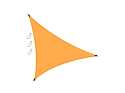 Toldo Triangular Resistente Uv 13ft Exterior