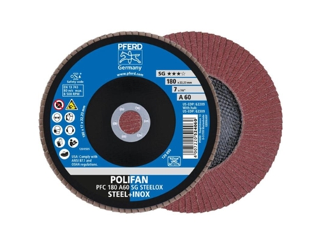 Disco Lija Pfc180 A60 Sg Caballito Caballito Pferd
