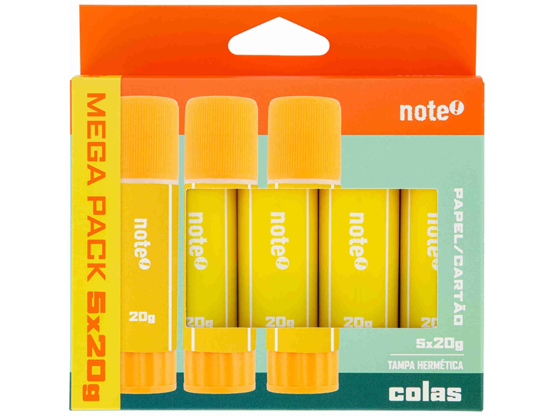 Conjunto 5 Colas de Bastão 20g NOTE!