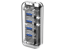 Adaptador De Carregamento Usb Com 4 Portas 3.0 Para Laptop E Pc,