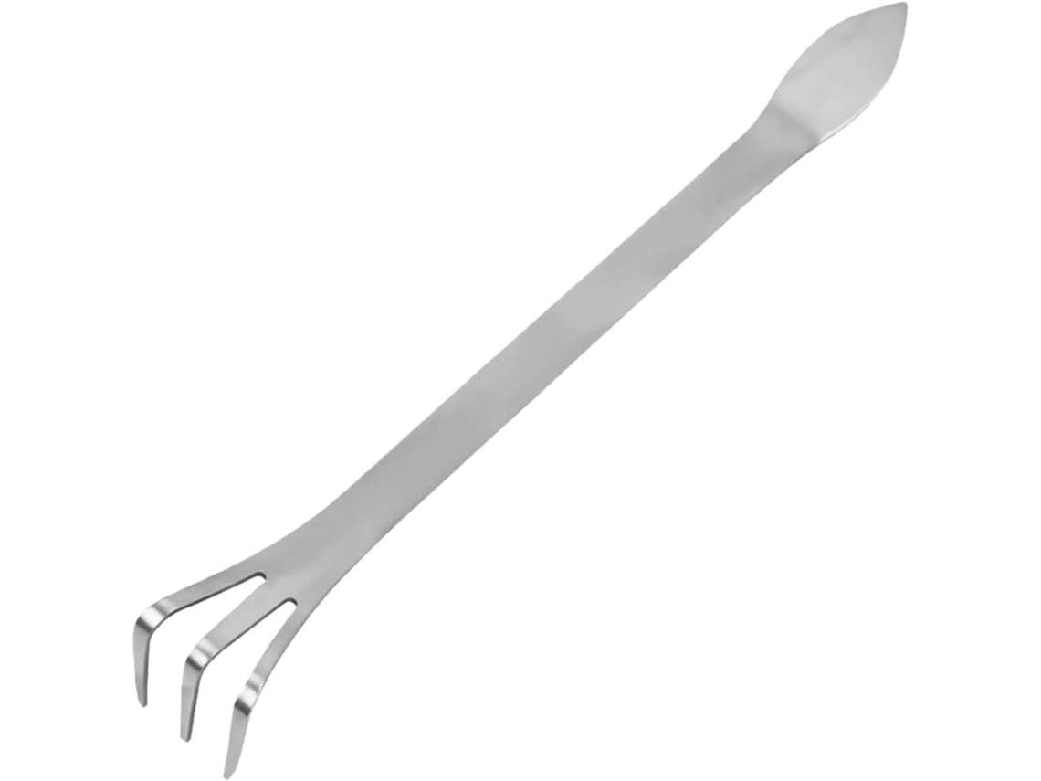 Ancinho De Jardinagem De Duas Cabeças Para Soltar A Terra E Replantar.