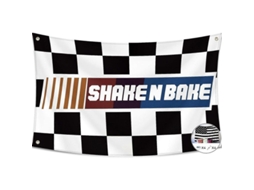 Bandeira Shake N Bake Talladega Nights 90x180cm, bandeira divertida, poliéster | S/BRAND