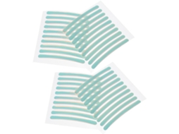 40 adesivos refletivos para rodas de carro, pneus e papel.