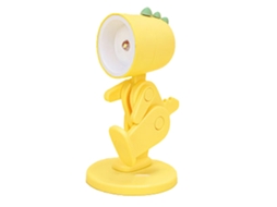 Farol de Noite Led Adorável Multifuncional Mesa de Cabeceira Ambiente Quarto Decoração Amarela