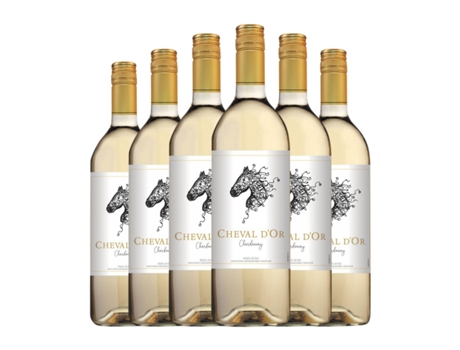 Vinho branco CHEVAL D'OR Chardonnay (1 L - 6 Unidades)