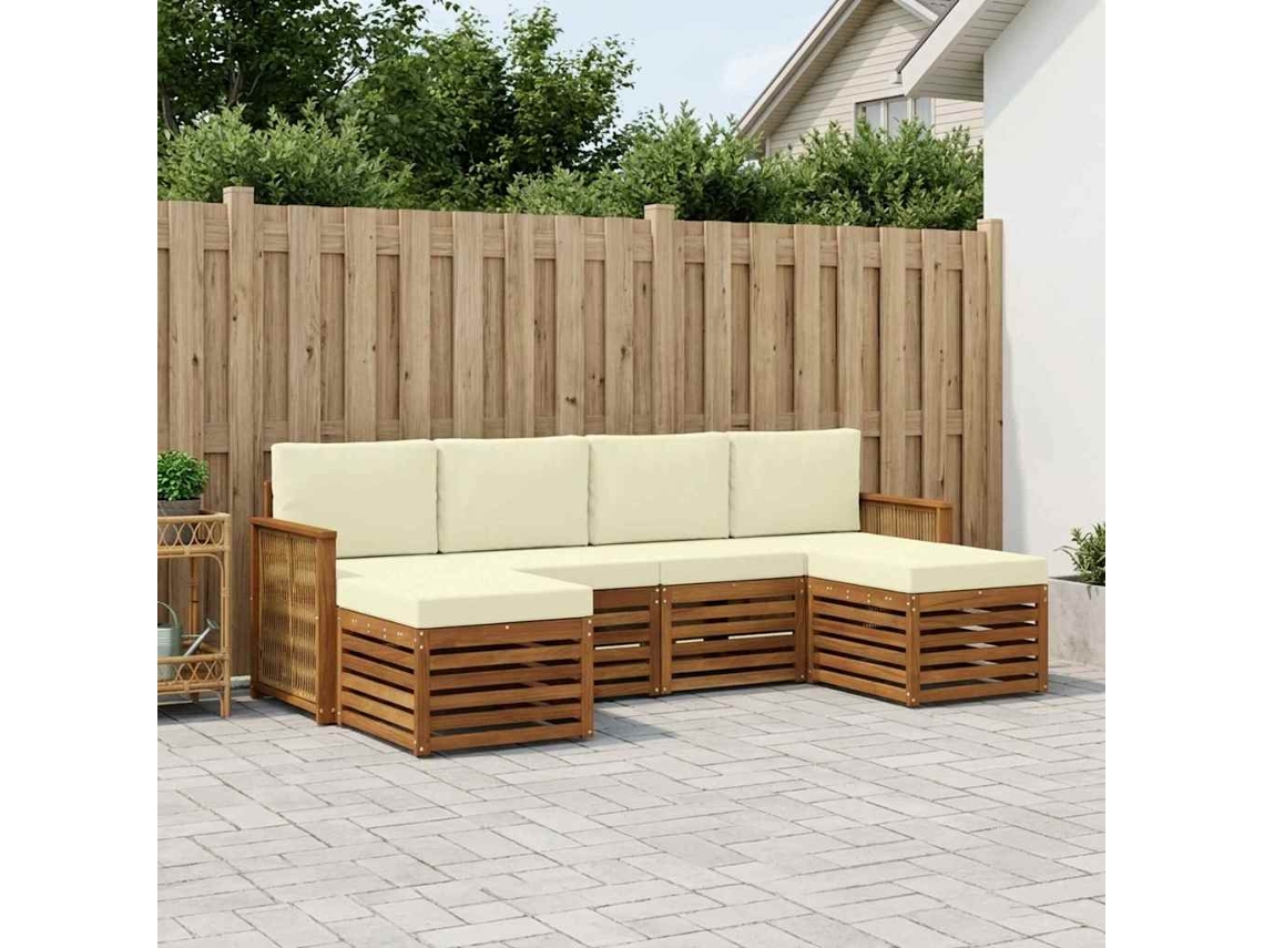 Vidaxl Conjunto De Sofás Para Exterior 5 Unid.