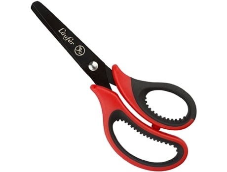 Tesoura Artesanal Ergonômica Runner Comprimento: 130 Mm Vermelho/Preto LÄUFER