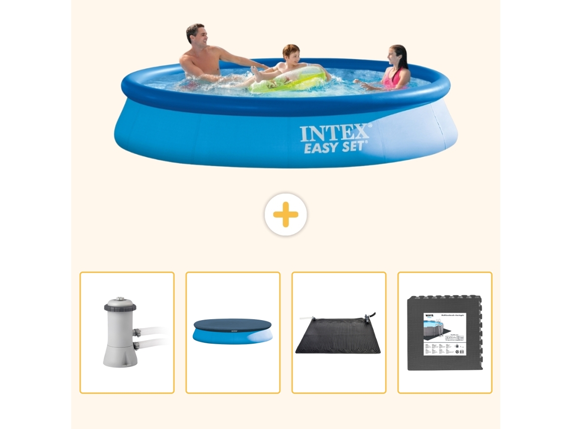 Intex Piscina Easy Set Redonda - 366x76 Cm - 5-peças S195