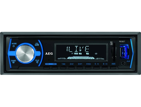Autorrádio AEG Bluetooth AR 4030 — Bluetooth | Entrada Aux | USB | 40 W x4