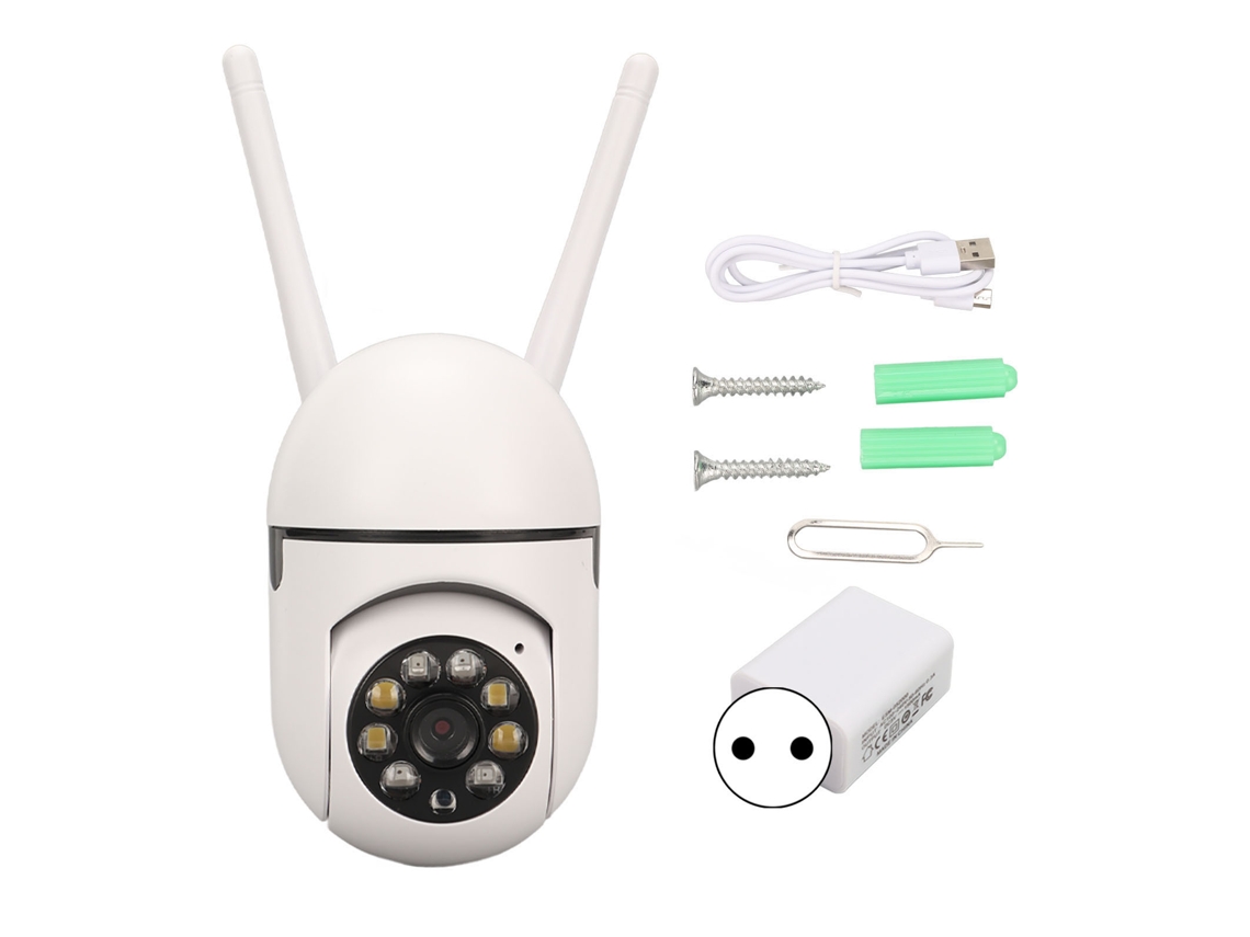 Câmera De Segurança Inteligente Wifi 1080p Com Chamada Dupla