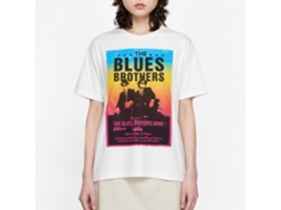 Rockinstone The Blues Brothers Movie Blues Poster White Adult T-shirt Size:xxl