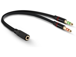Cabo MULTI4YOU (Jack 3.5 mm - 0.15 m - Preto)