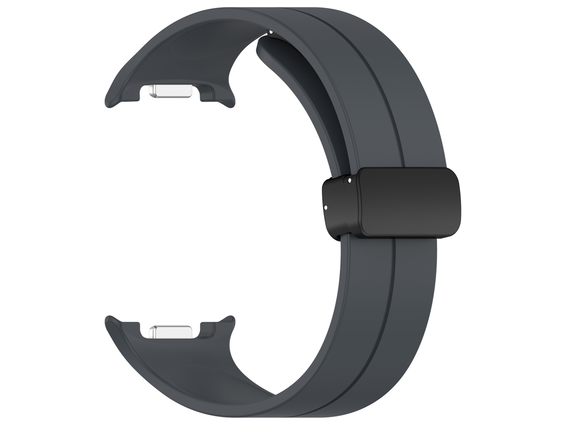 Pulseira Compatível Com Samsung Galaxy Watch9, Pulseira Desportiva Em Silicone Macio. Cinza Hexinyigjly