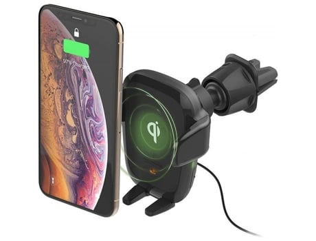 Suporte Iottie De Carga Rápida Sem Fio Autosense - Ventilação Do Ar Slot Do Cd - Preto