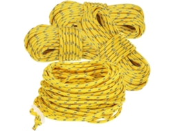 Conjunto De 4 Cordas Refletoras 10m Para Camping E Trilhas, Em Nylon Resistente, Com Design Ajustável E Bolsa Para