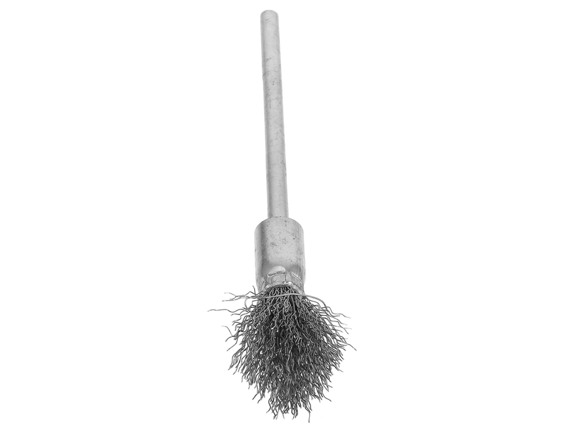 Escova De Aço Com Haste Longa Para Furadeiras, Limpeza E Remoção De Ferrugem.