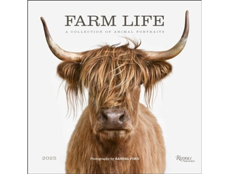 Livro Farm Life 2025 Wall Calendar de Randal Ford (Inglês)