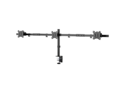 Suporte De Mesa Móvel Equip 650158 Para Três Telas De 17 32 Aço Robusto Altura Ajustável Slowmoose