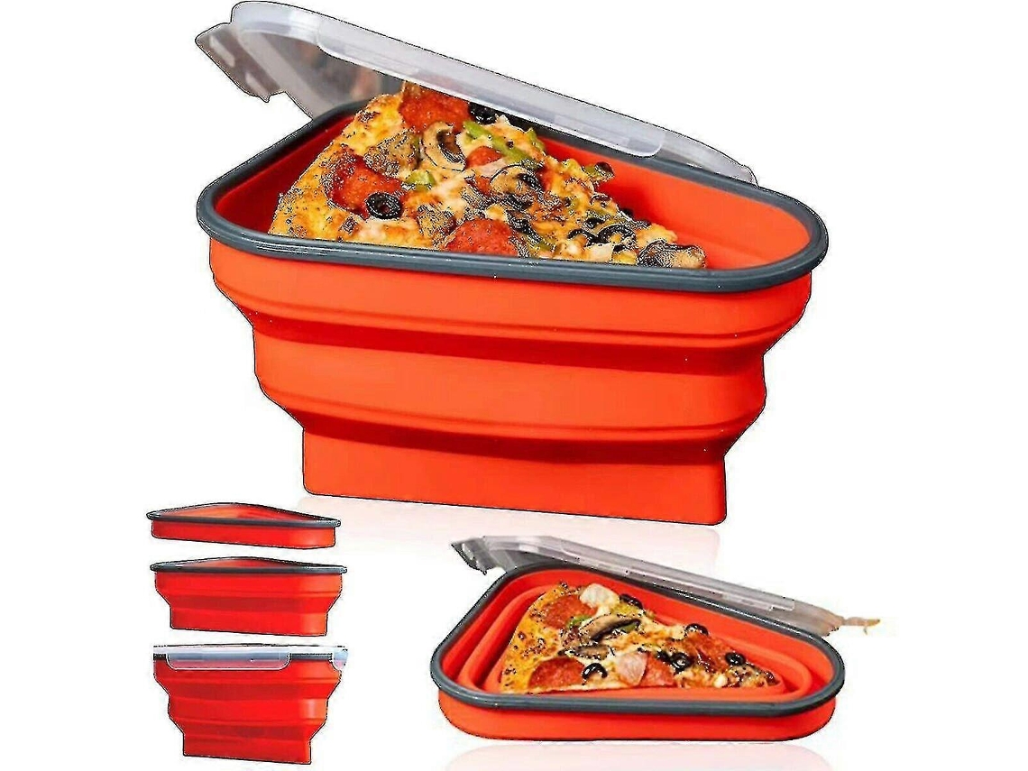 Recipiente Para Armazenamento De Alimentos, Caixa De Pizza De Silicone, Embalagem Dobrável Para Cozinha Olysi Shop