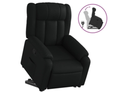 Stand Up Recliner Chair, Stand Up Recliner Chairs Vidaxl Preto Couro Artificial