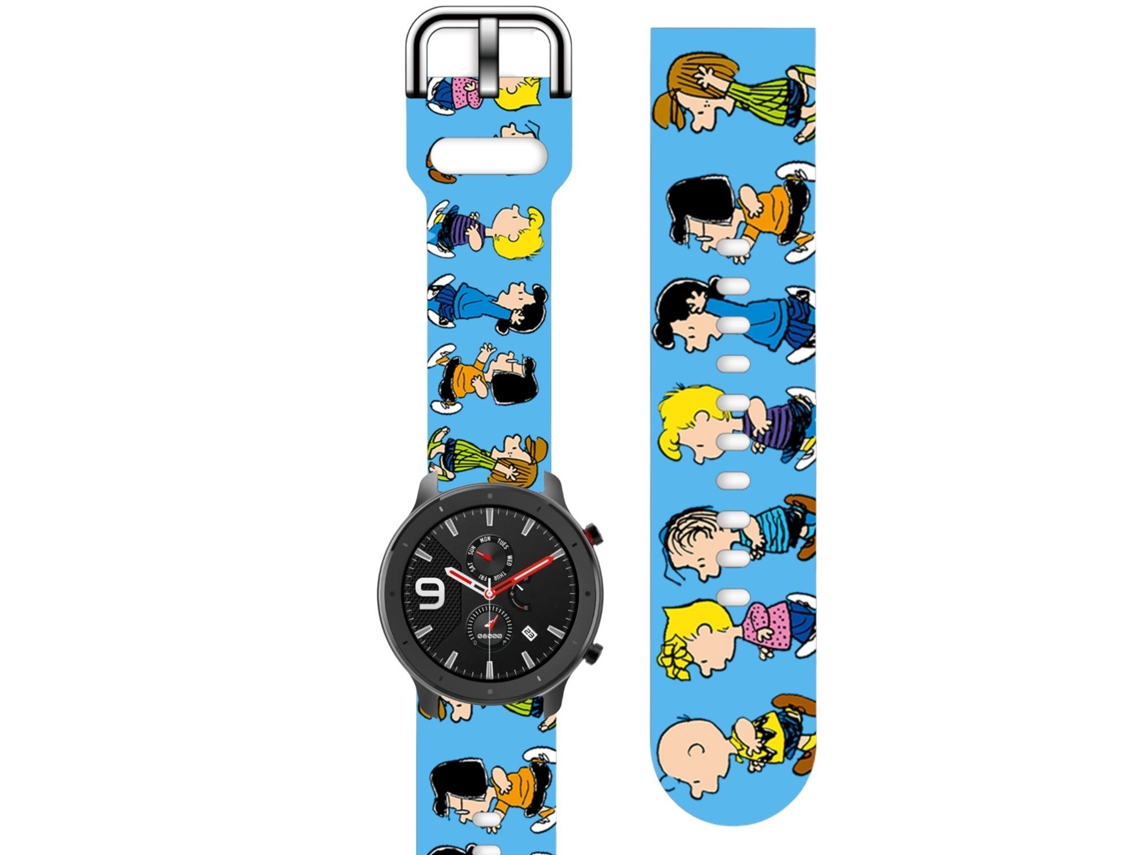 Bracelete Silicone Líquido para TicWatch C2+ Azul