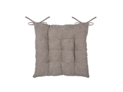 Almofada Quadrada De Veludo Cotelê Cinza 38x38 Cm