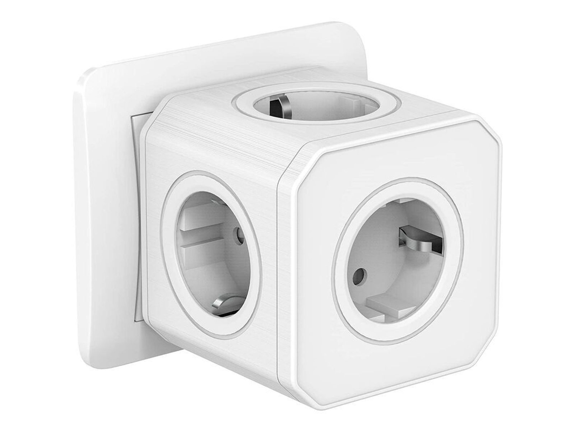 Régua De Tomadas 5 Em 1 Com Proteção Contra Sobrecarga E Sobretensão, 4000w/16a