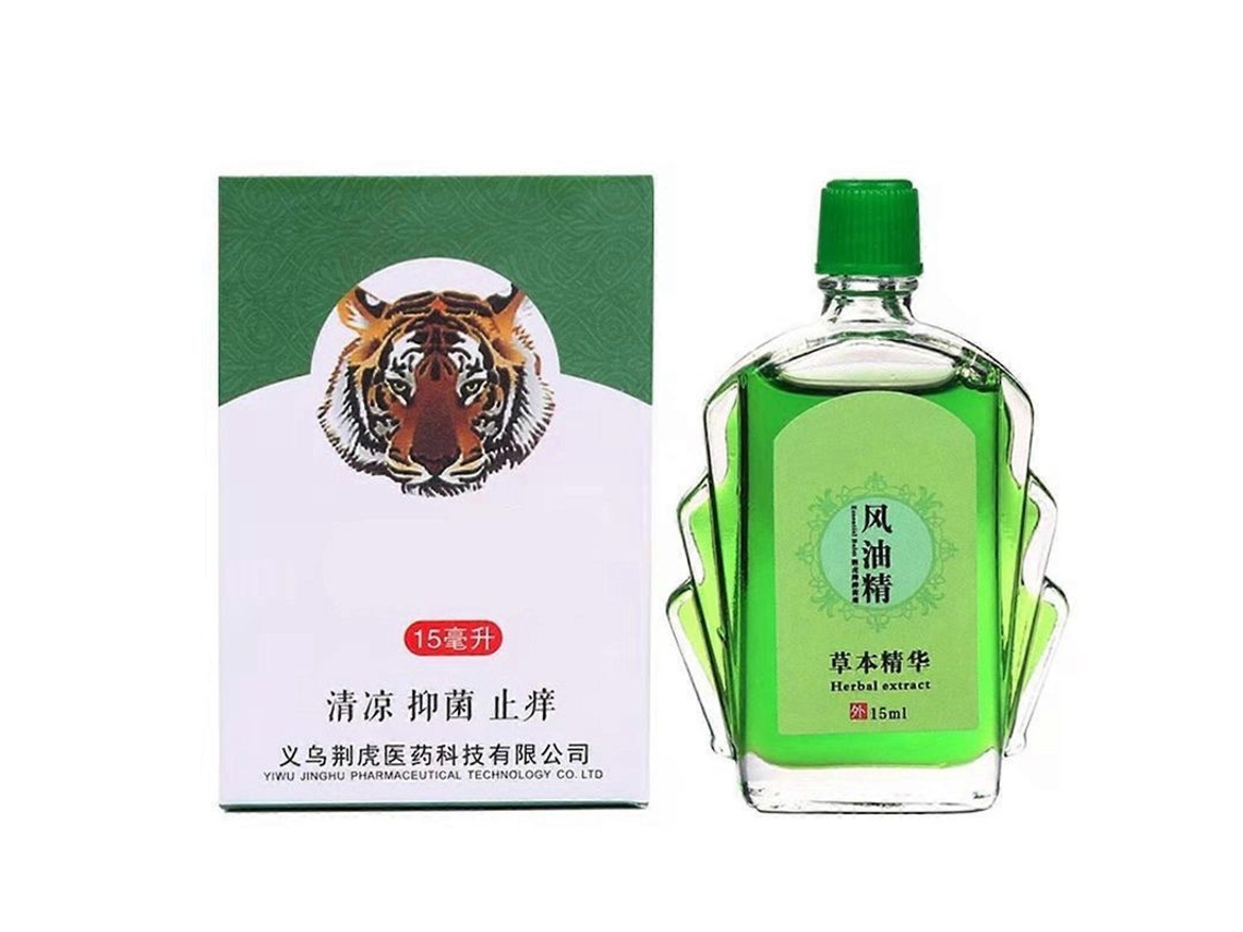 Bálsamo Essencial Tiger Roll-on 12/15ml Repelente De Mosquitos Alivio Rápido Do Prurido