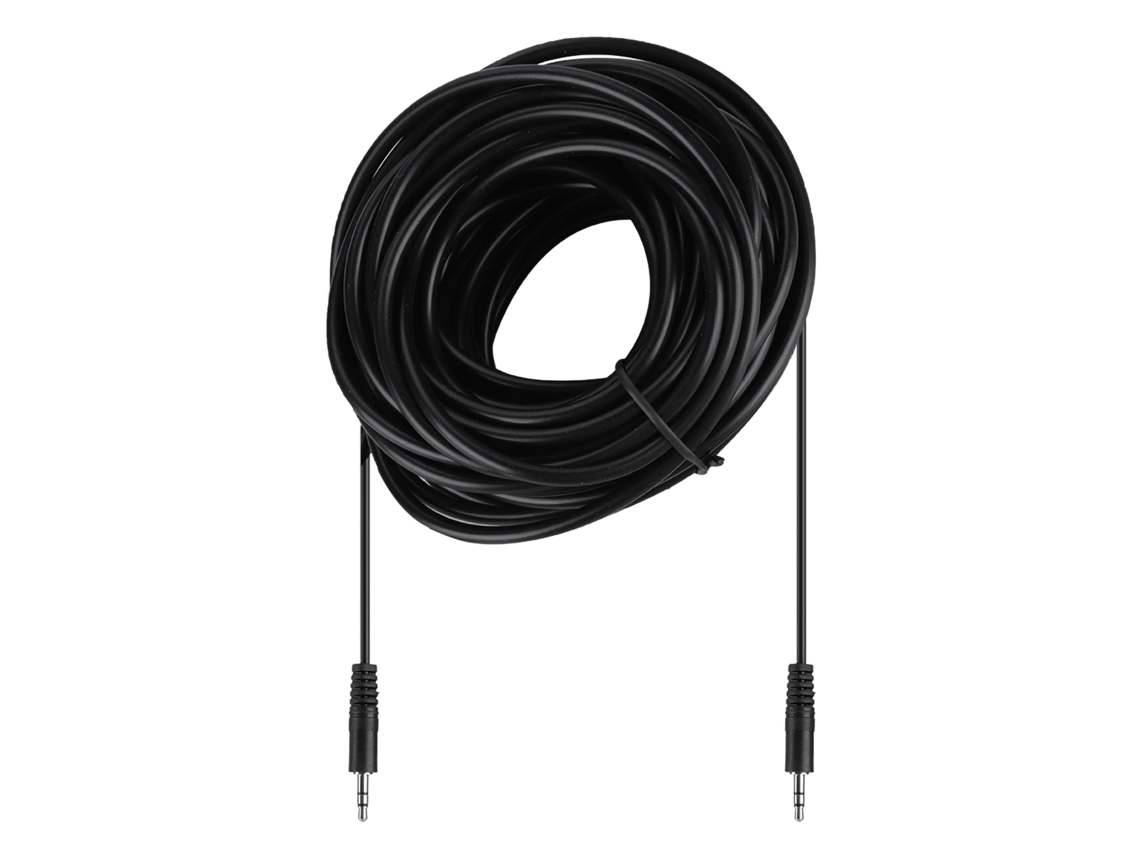 Cabo De Áudio Blindado De Cobre Macho Para Macho De 3,5 Mm Para Alto Falantes E Fones De Ouvido, 10 M Aquaforge