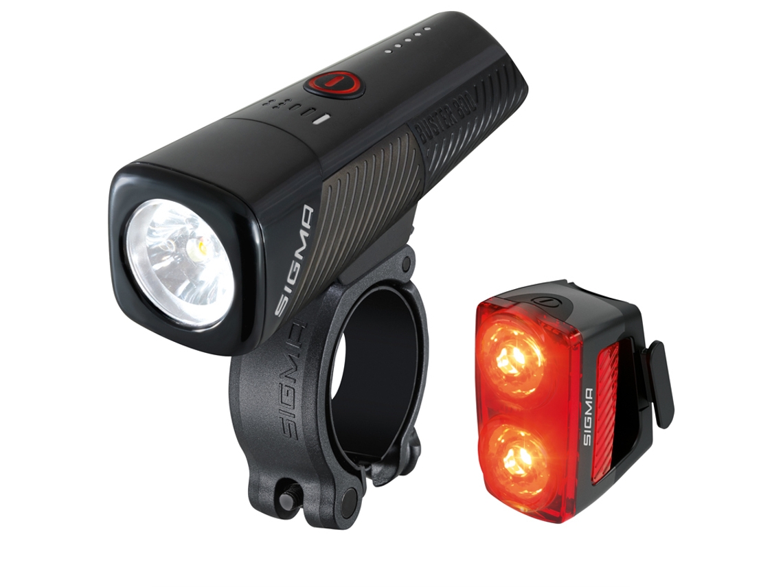 Kit de luz de bicicleta SIGMA Buster 800 - RL 150 Led USB