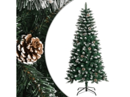 Vidaxl Árvore De Natal Artificial Com Suporte 120 Cm Pvc Verde