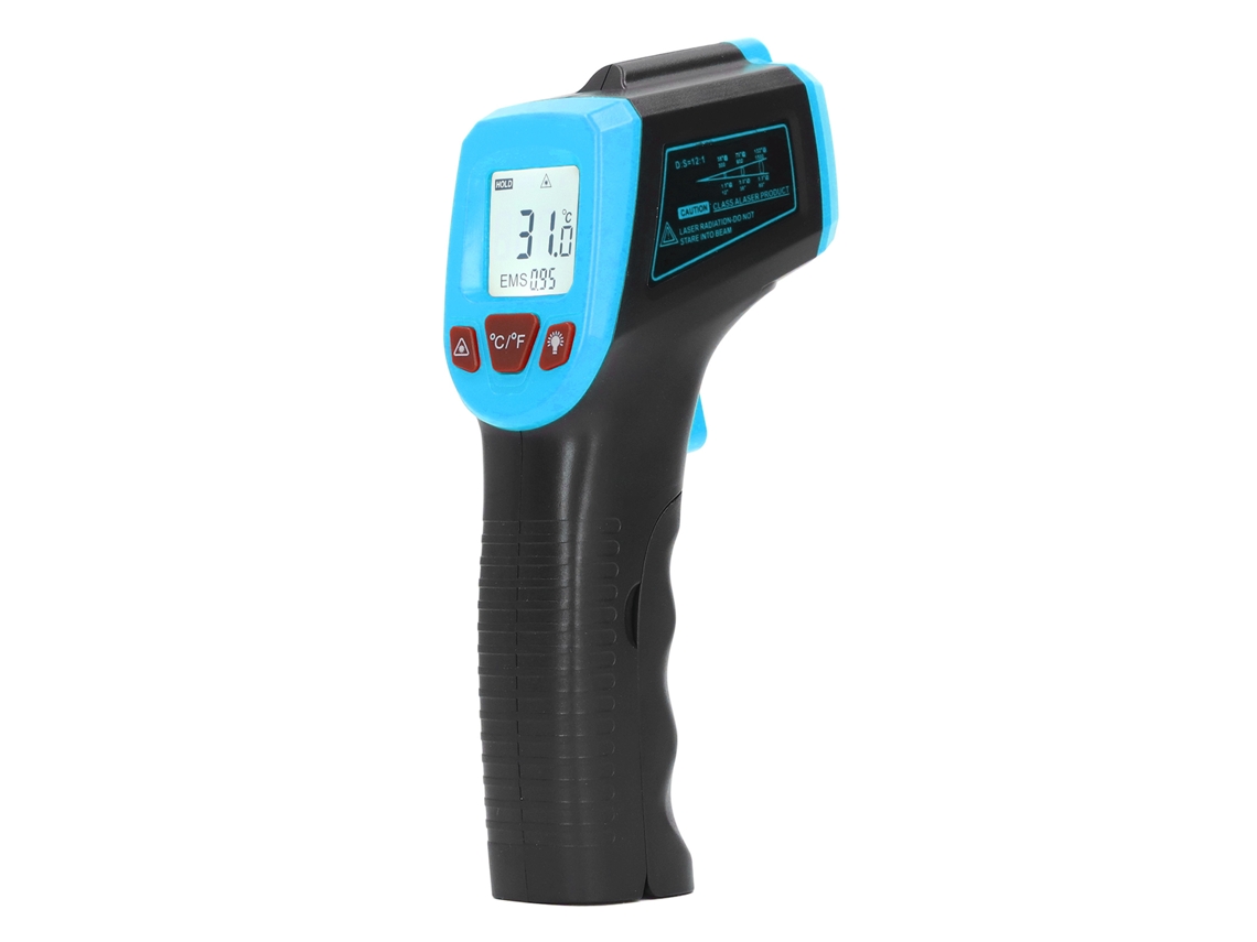 Pistola De Medir Temperatura Infrarroja No Contacto Digital Industrial Azul