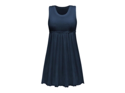 2026 vestido Largo Sin Mangas de Cuello Redondo para Mujer Estilo Casual de Tela Suave Y Transpirable