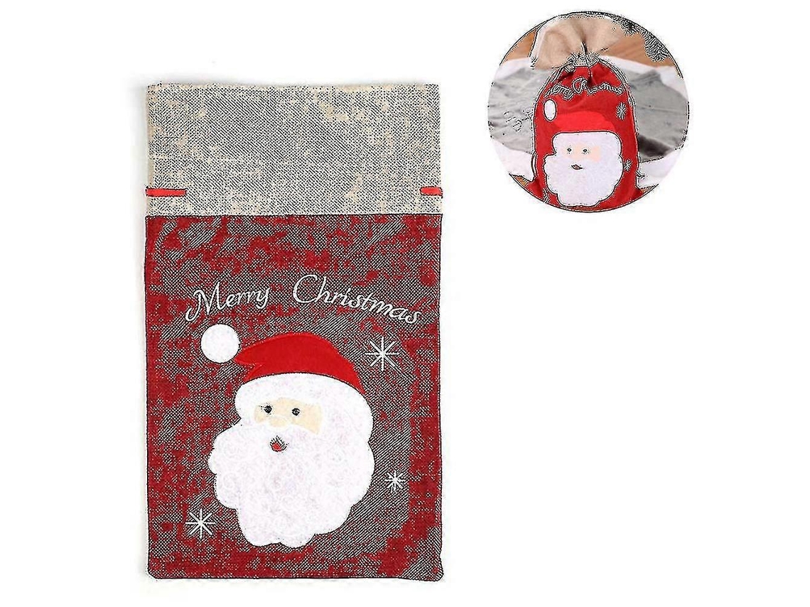 Saco De Presente De Natal Saco De Juta Saco De Presente De Natal Embalagem De Presente Nostalgia88
