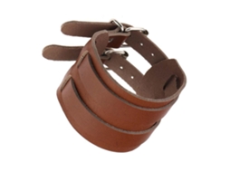 Bracelete De Couro Pu Estilo Rock Steampunk