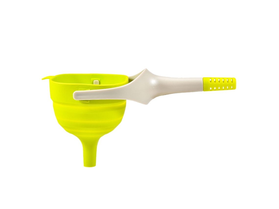 Funil de Cozinha Silicone Dobrável Boca Larga 10,5cm S/MARCA