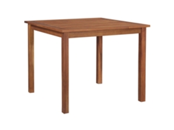 Dining Table, Dining Tables Vidaxl Marrom Madeira De Acácia (85 X 85 X 74 Cm)