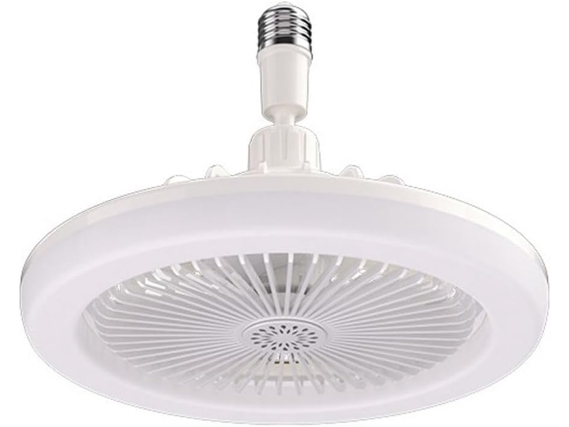 Ventiladores De Teto Com Controle Remoto E Lâmpada E27, Base
