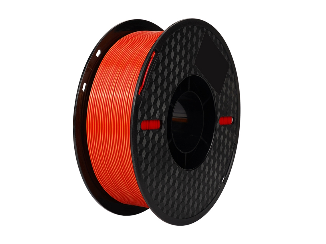 Fio Pla Silk Kingroon 1.75mm 1kg 3d Printer Filamento Multicolor Vermelhodourado Preciso +/-0.03mm