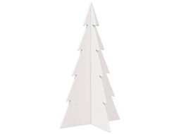 Wooden Christmas Tree, Wooden Christmas Trees Vidaxl Branco Madeira De Pinho (80 Cm)