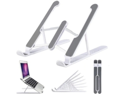 (branco) Suporte Ajustável Para Laptop, Suporte De Mesa, Suporte De Mesa Em Plástico Abs.