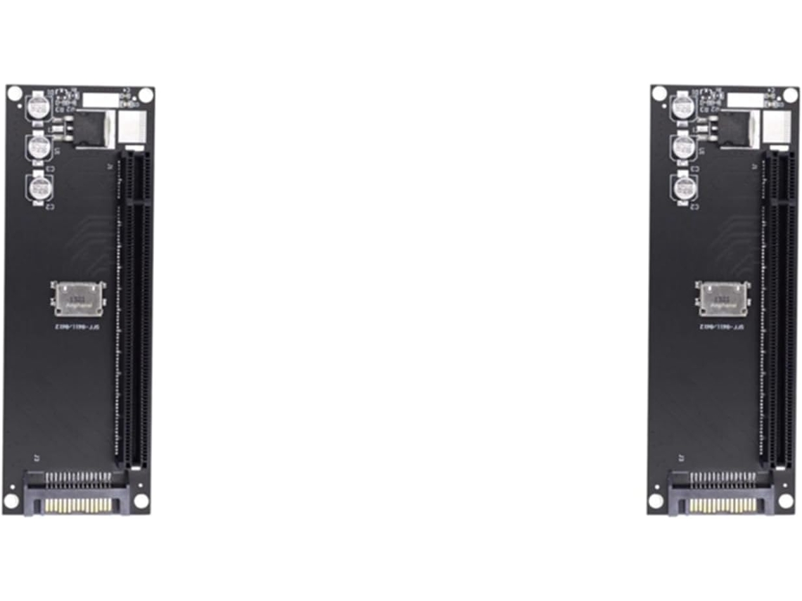 Adaptador 2x Pcie para Sff 8611, Oculink Sff 8611 Pci express 16x 4x com Porta SFUSHOS