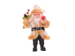 Decoração Natalina Santa Claus Em Resina Laxiscreed Para Enfeite De Festas De Natal